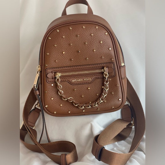 NWT Michael Kors XS Elliot Leather Backpack - Picture 3 of 7